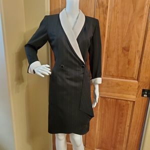 Emmanuel Ungaro late 80s blazer dress w pockets